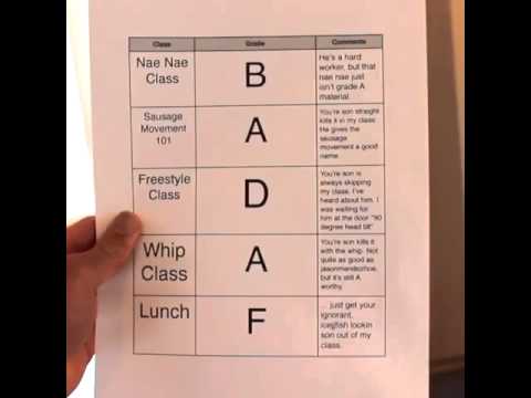 When your parents see your report card - YouTube