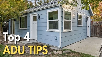 Top 4 Things to Know Before Building Your ADU