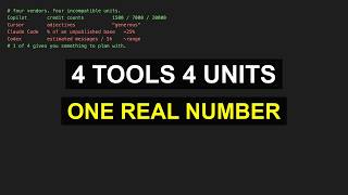 Information Claude Code, Codex, Cursor, Copilot: Only One Publishes a Number You Can Plan With News