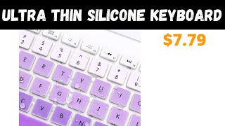 ONLY ($7.79) FREE Shipping, Ultra Thin Silicone Keyboard Protector Cover Skin screenshot 5