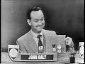 IT'S NEWS TO ME with John Charles Daly (Jul 20, 1952)