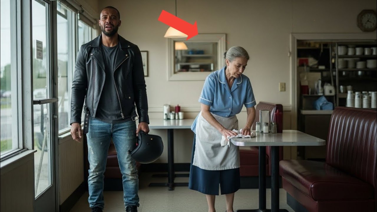 Biker Returned Home After 5 Years — And Found His Mother Wiping Tables in a Diner   