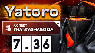 Новый ЦК от Яторо, очень активная игра! - Yatoro Chaos Knight 7.36 DOTA 2