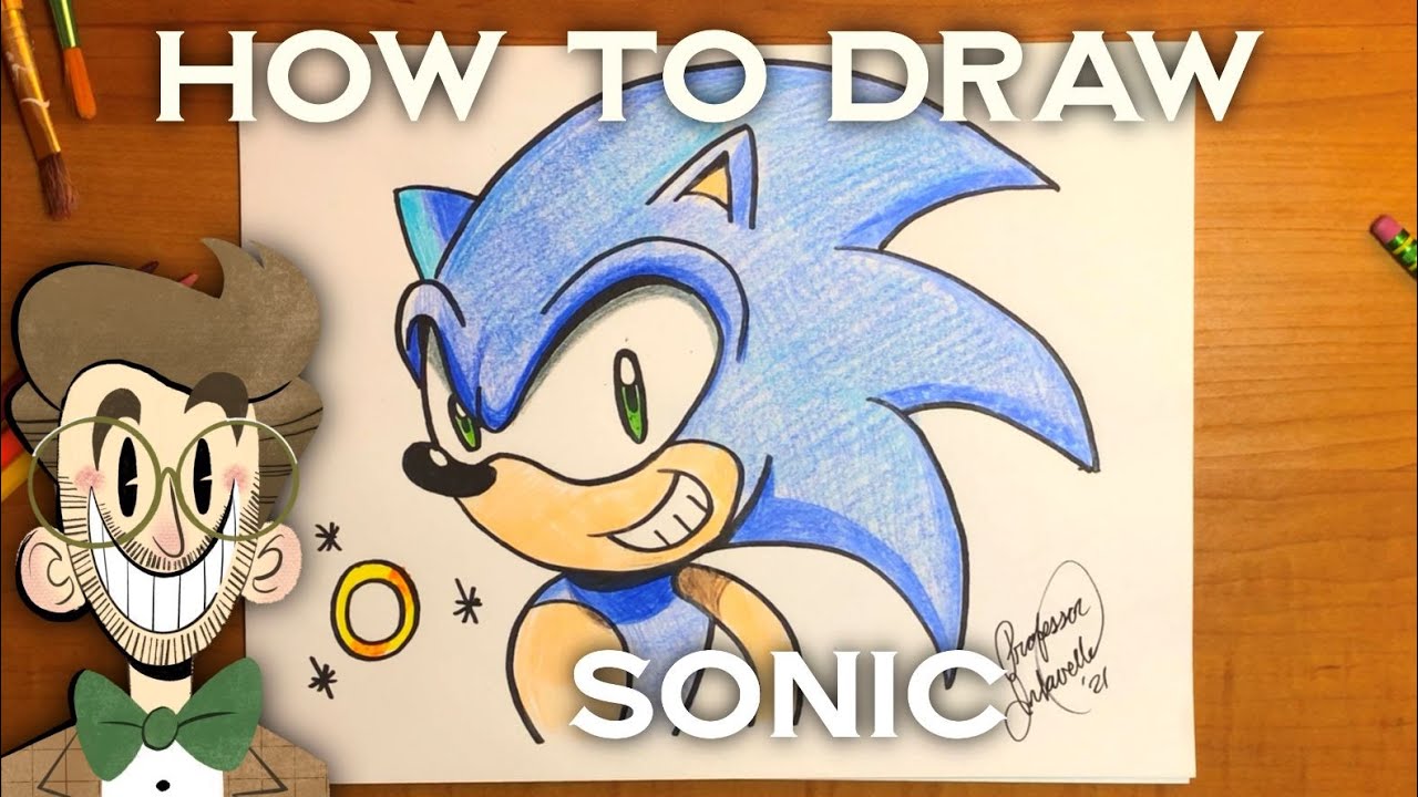 how to draw sonic the hedgehog how to draw sonic the hedgehog