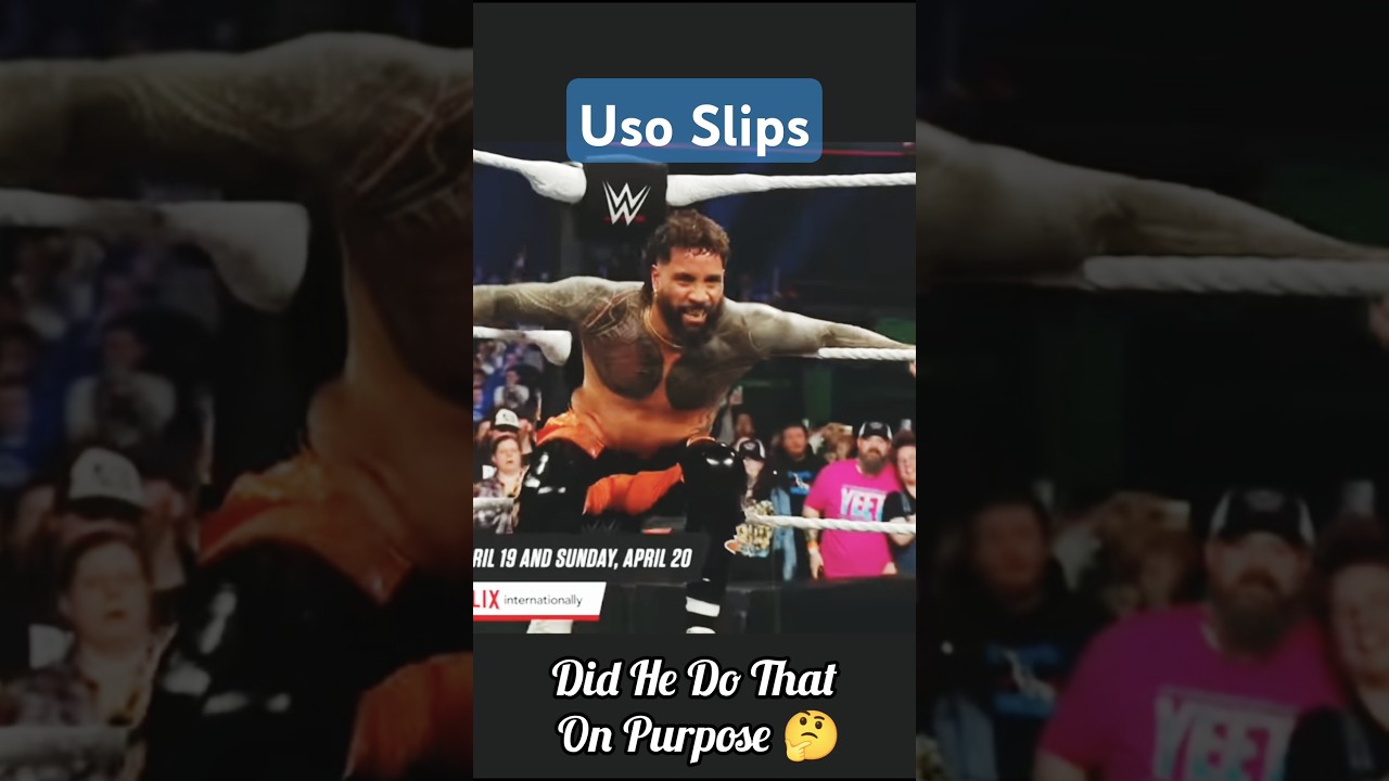 Jey Uso Slips AGAIN 😂 | 