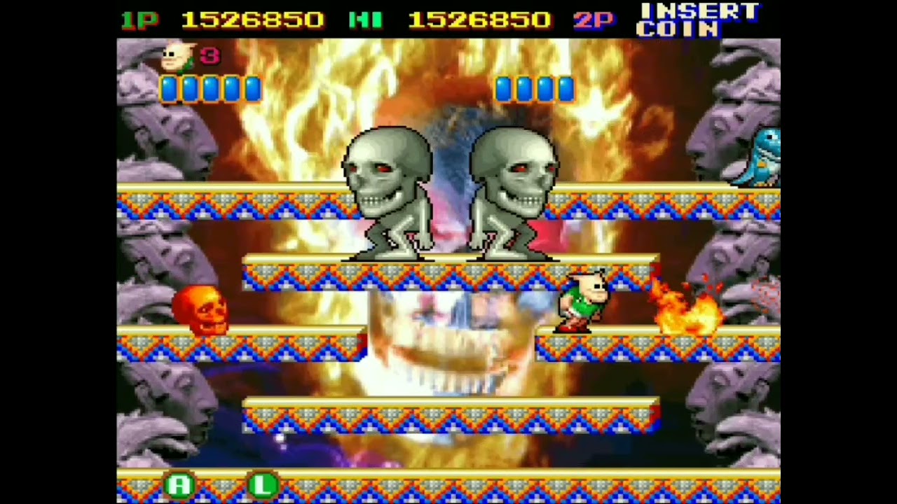 Snow Brothers 3: the Magic Adventure/Ball Boy (Arcade Bootleg) All Bosses