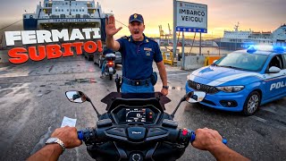 LAST 24h in SARDINIA 🏝️ THE PORT POLICE LIKE THE TMAX EP.3