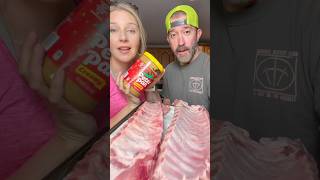 Oven Baked Baby Back Ribs 😋 #couple #marriage #funny #food #foryou