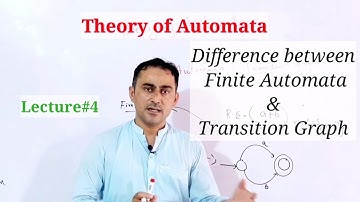 Difference between Finite Automata and Transition Graph in Urdu|| Jamshed computer academy