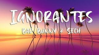 Bad Bunny \& Sech - Ignorantes (Letra\/Lyrics)