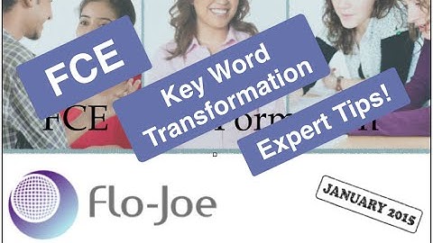 FCE Key Word Transformation