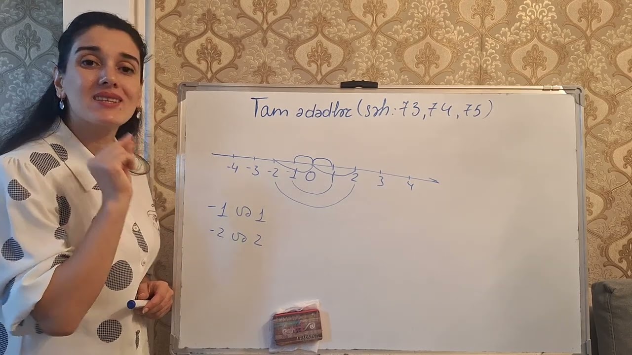 6-cı sinif riyaziyyat 73,74,75 Tam ədədlər