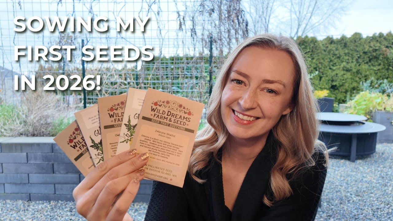 My First Seeds Are In! 2026 Kitchen Garden Begins - YouTube