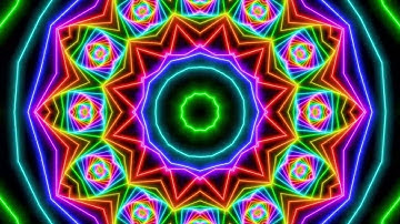 The Splendor of Color Kaleidoscope Video v1.1 Colorful Psychedelic Fractal Flame Visuals to Trip On