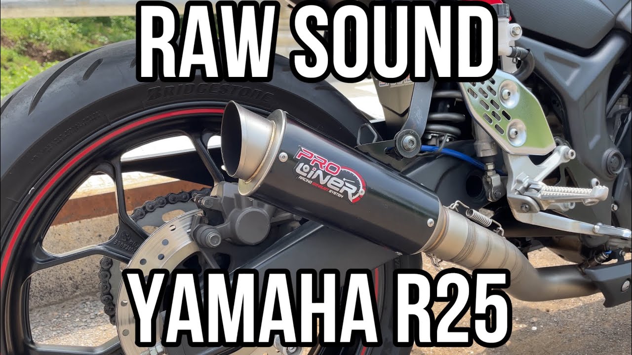 Remake : Pure Sound Proliner TR1R Short Black Yamaha R25 🔊⚡️| Jul's ...