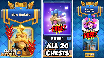 Hurry and Get the New FREE Rewards! Hero NERF! How to Get All 20 Seasonal Chests in Clash Royale