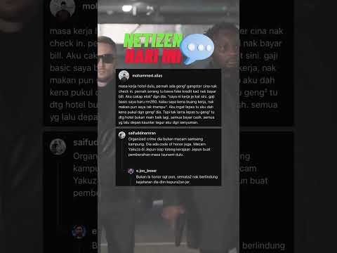 Salah tetap salah. Jangan cuba 'romanticize' ya.#NetizenHariIni