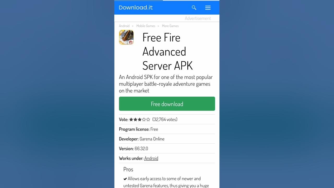 How to download free fire advance server π How to download free fire advance server π