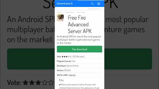 How to download free fire advance server 💜 screenshot 3