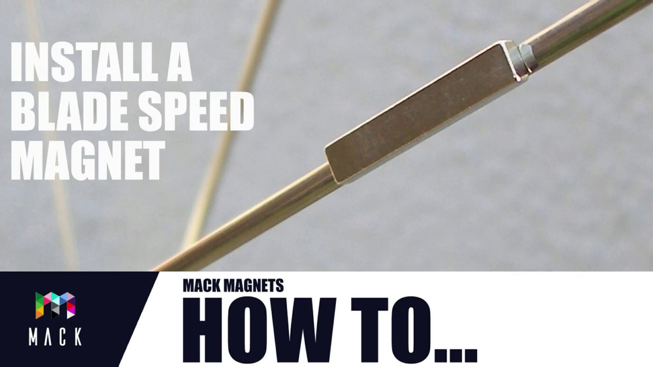 Install a Speed Magnet for Cycling Wheels