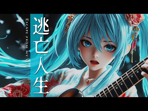 逃亡人生 -escape from my life- feat. 初音ミク 【UNIVERSAL SMILE】#vocaloid   #hatsunemiku