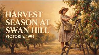 A Peach Harvest Day at Swan Hill, 1994 | Slow Australian Country Life ASMR | Painterly Vintage