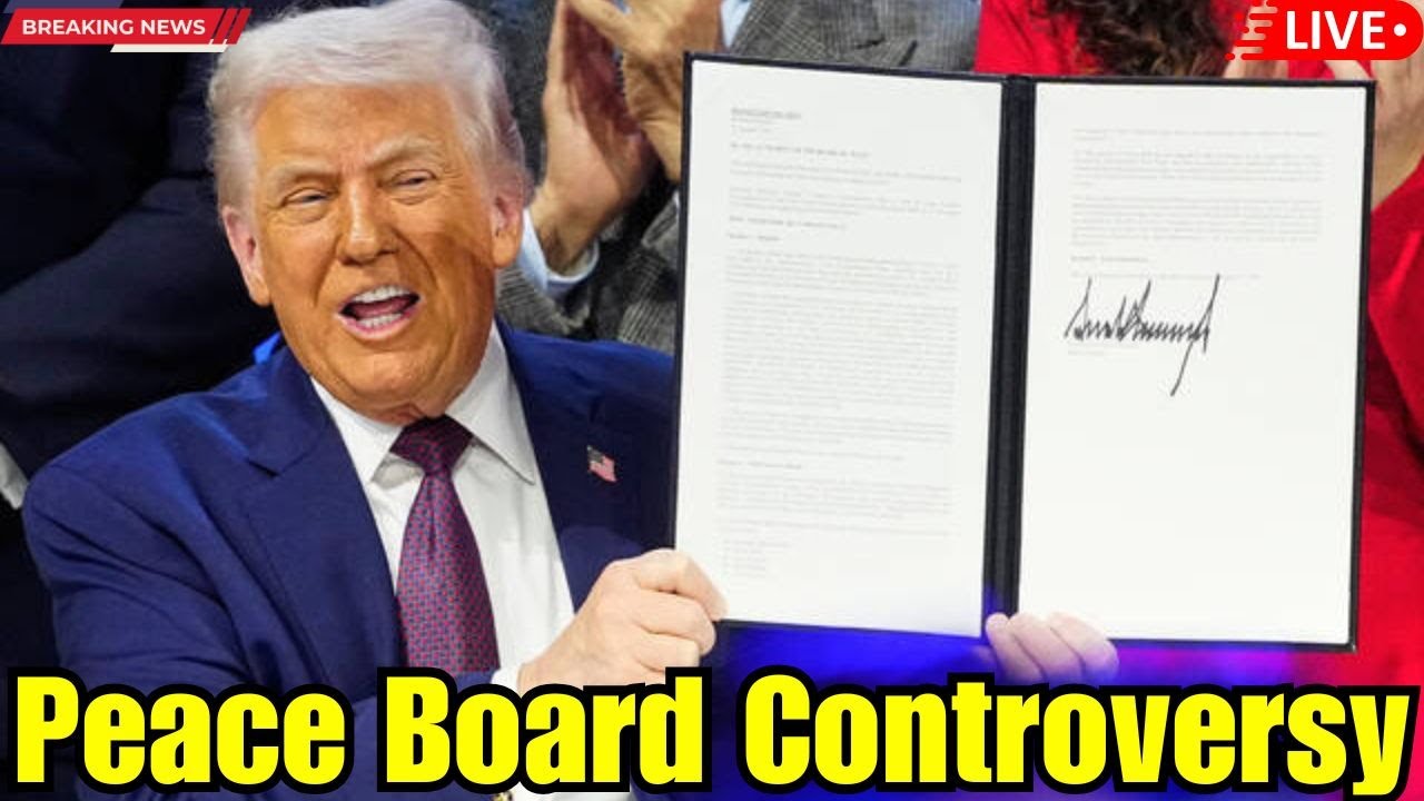 Trump Announces ‘Board of Peace’ With Under 20 Participating Nations