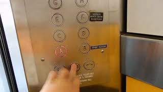 Letters, no numbers: EPL Kone mod. Kone Traction elevator at Watkins Medical Centre Car Park, QLD