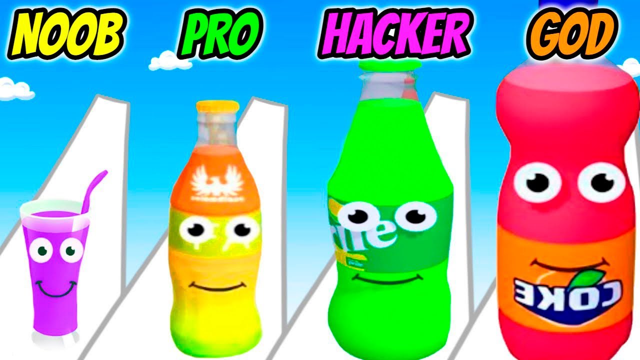 NOOB vs PRO vs HACKER vs GOD - Juice Run Update