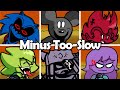 Minus Too-Slow Hard Sonic EXE But Different Character Sings It Friday Night Funkin&#39;