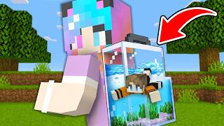 Download lagu I Built a Secret Base Inside a Bag and See If I Can Get Away With It [Minecraft]
