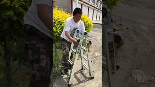 Thang Nhôm Rút Trượt AM05 AM04 Nikita, Thang Rút Lồng Khoá Chốt Tải Trọng 150kg