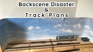Backscene Disaster & Track Plans On The Modular Layout Build #2