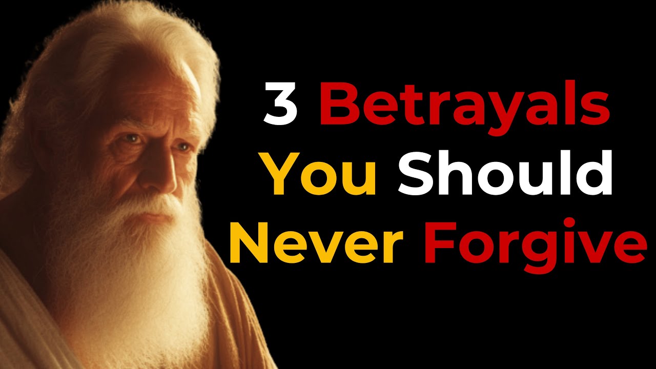 Never Forgive These 3 Betrayals in Relationships – They’ll DESTROY Your Peace! | STOICISM