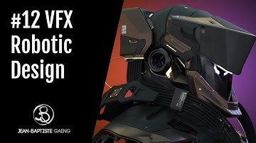 #12 VFX - ROBOTIC DESIGN (+FULL TIMELAPSE) (Maya Hard Surfaces 3D Sub-D modeling)