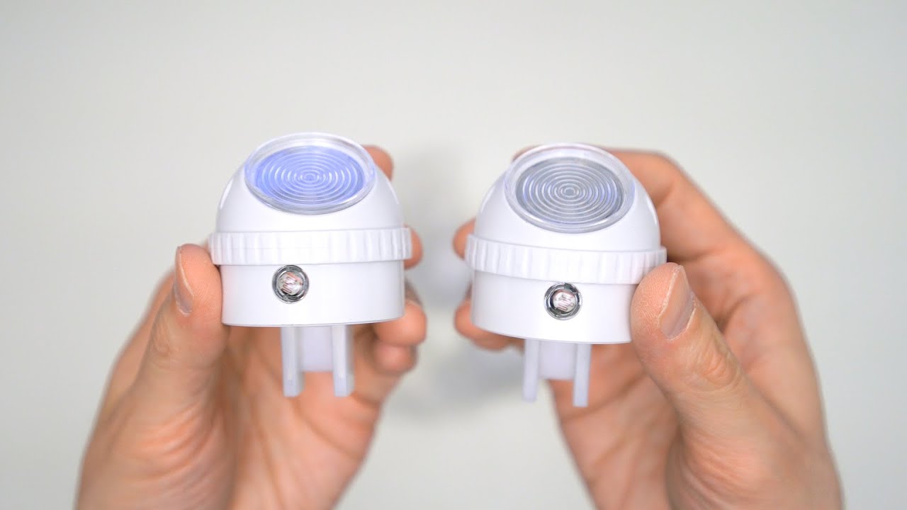 Emotionlite Plug in 360° Rotation Warm White LED Nightlights Unboxing