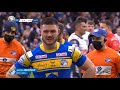 James Bentley sent off after flying in for a high tackle. [Leeds vs Warrington '22]