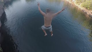 Cliff Jumping at the St.Cloud Quarries