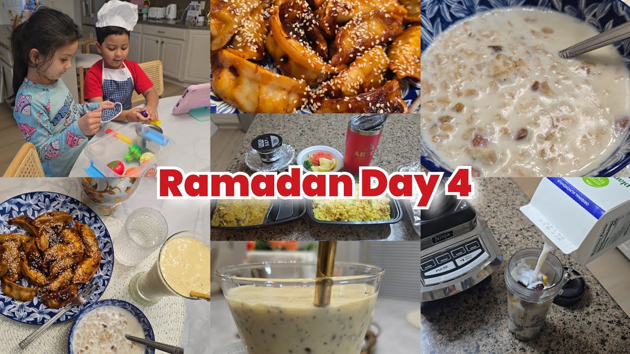 বাচ্চাদের নিয়ে একা ইফতার করলাম |Ramadan Vlog Day 4