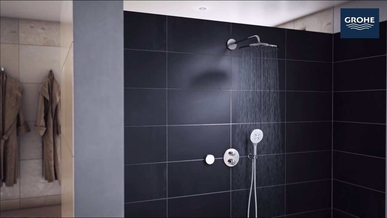 GROHE Rainshower 310 SmartConnect head shower installation