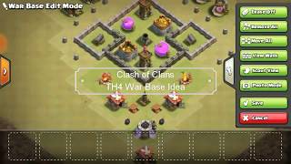 Clash Of Clanshow To Build A Th4 War Base