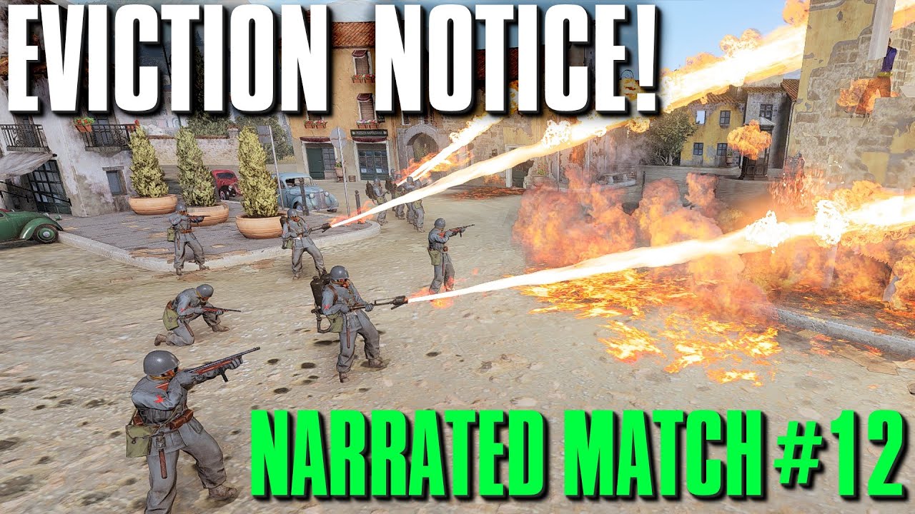 Eviction Notice! - Pro Narrated Match #12 - 4v4 - Company of Heroes 3