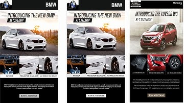 E-MAILER DESIGN | HOW TO MAKE E-MAILER DESIGN | LEARN COREL DRAW WITH DESIGN360