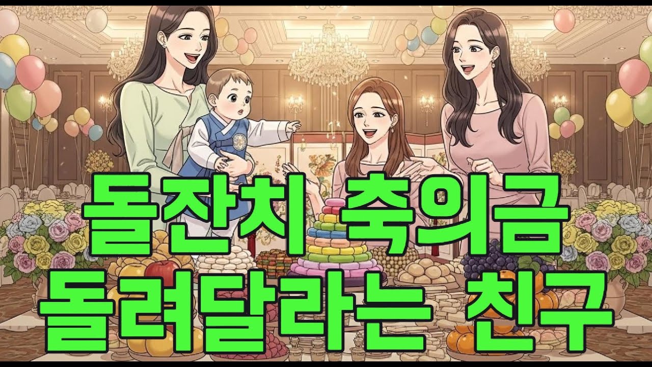 돌잔치 축의금 돌려달라는 친구 #돌잔치축의금 #축의금돌려달라 #30대공감 #우정과돈 #현실고민 #서운한친구 #돌잔치갈등 #사람사는이야기 #친구사이돈문제 #30대스토리