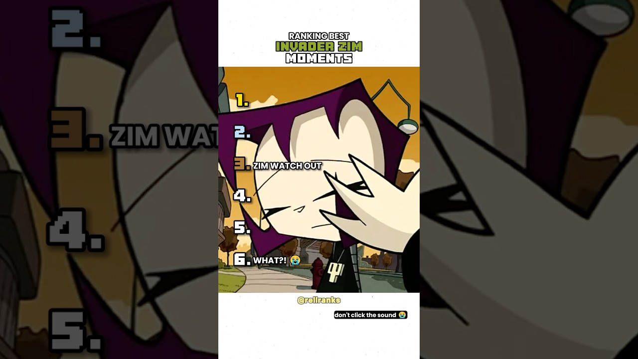Ranking Invader Zim Moments 😭