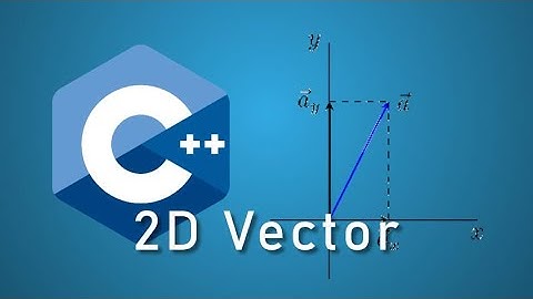 Coding a Simple 2D Vector Class in C++ with Operator Overloading