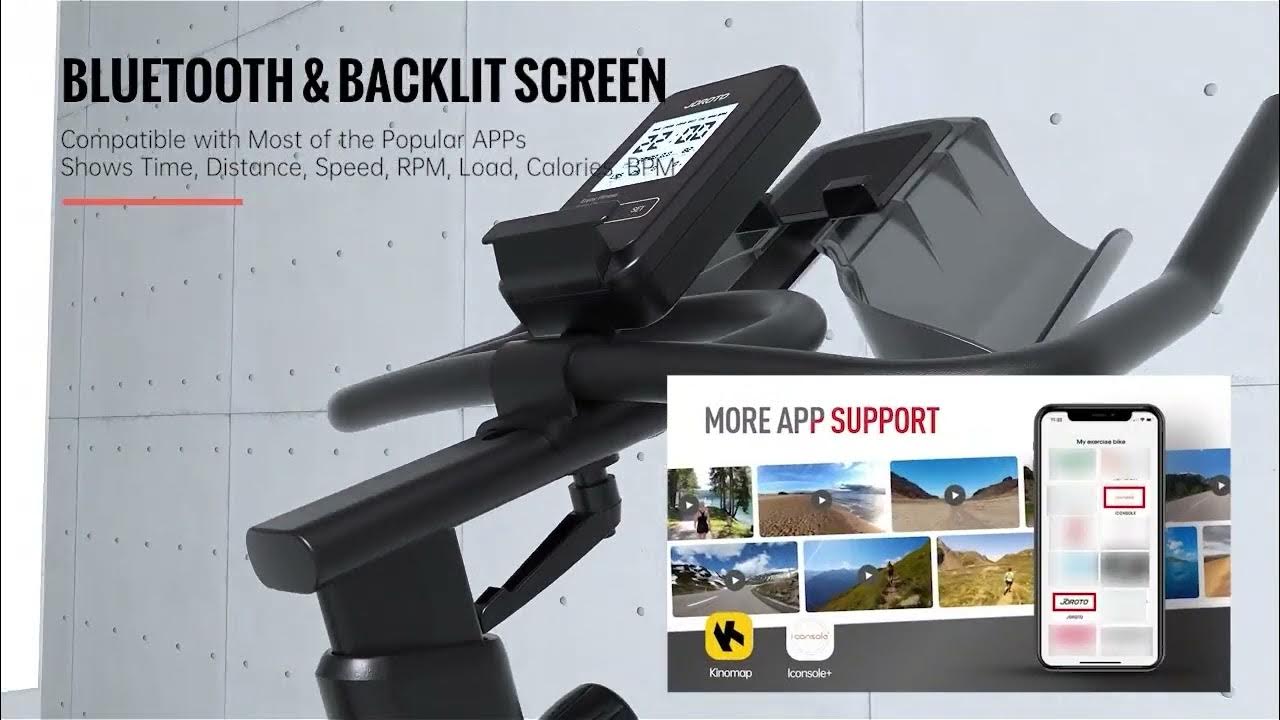 JOROTO X4S Bluetooth Exercise Bike YouTube