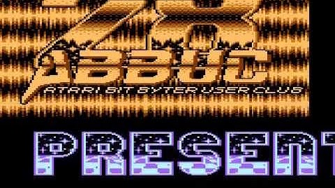 abbuc magazin 28 intro for Atari 8-bit