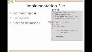 C++ Lesson 10.0 - Multiple Files