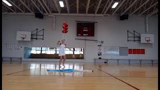 Utah color guard circuit solo "99 red balloons "